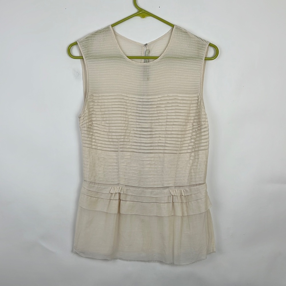 12th STREET BY CYNTHIA VINCENT sleeveless blouse layering in cream 4